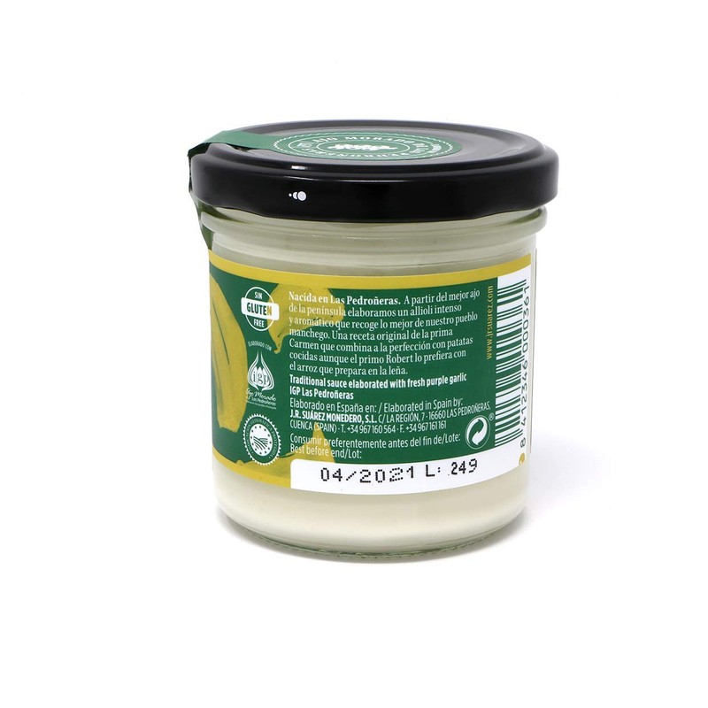 Allioli Garlic Salsa from the region of La Mancha Central