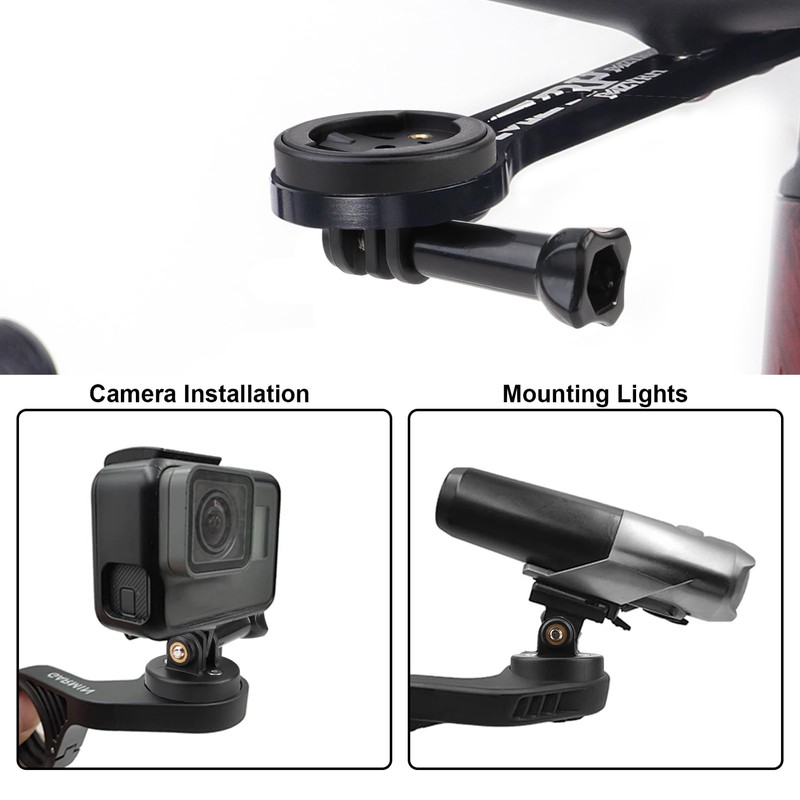 Bike Mount Compatible Adapter Stem Top Cap Computer Mount with