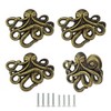 Mizhang Octopus Knobs 4 Pcs Marine Series Octopus Pull Kitchen