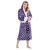 CityComfort Women's Fluffy Bathrobe, Fleece Dressing Gown, Cosy Bathrobe for