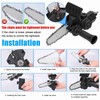 Yinhing Electric Drill Chainsaw Modification, 4 inch Woodworking Single Handed