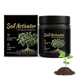 Soil Activators, Organic Soil Activator & Plant Fertilizer, Supports Root Development & Nutrient Absorption for Garden, Lawn, Indoor & Outdoor Plants （200g）