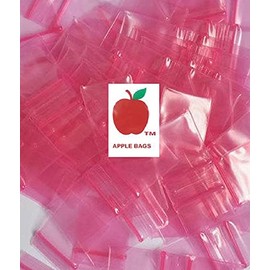 1,000 Pink 3434-S 3/4"x3/4" Small 2mil Original Brand Resealable Bags .75"x.75" 1000 Mini Plastic Baggies