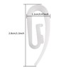 Magnesis White Plastic Curtain Hooks for Door Curtain,Window Curtain,Curtain Header