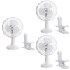 Genesis 6-Inch Clip Convertible Table-Top & Clip Fan Two Quiet