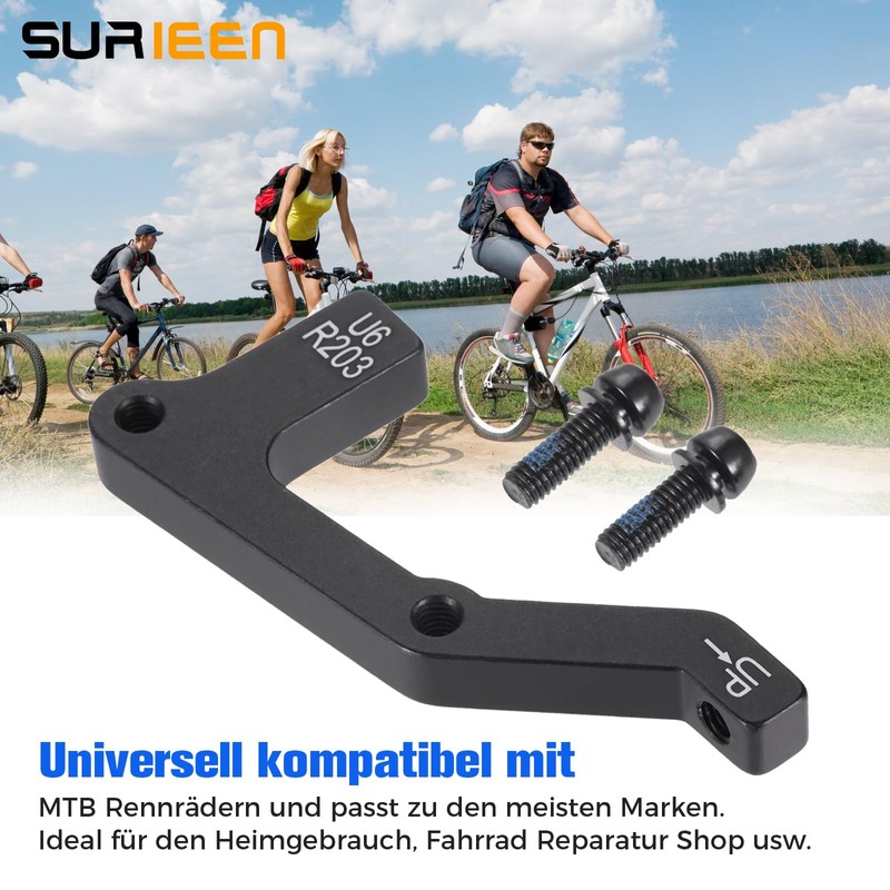 SURIEEN Bicycle Disc Brake Adapter, Replacement Parts Adapter Brake Mount