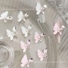 e-World Mini Aurora Ribbon Butterfly Flower Gel Nail Parts / e세상 미니 오로라 리본 나비 꽃 젤네일파츠