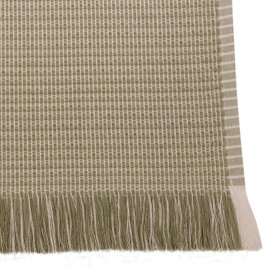 Homewear Arbor Stitch Woven Cotton Table Runner, 16 x 80 Inch, 100% Cotton, Centerpiece for Home Kitchen Dining Holiday Party Everyday, Sage