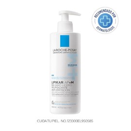 La Roche-Posay Lipikar Baume AP+M Crema Corporal para Piel Muy Seca o con Tendencia Atopica. Humecta la Piel y Reduce la Comezon, 400 ml