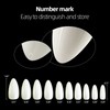 500PCS Almond Fake Nail Tips Full Cover Acrylic Nails for