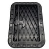DHYAWUER Marine Deck Plate Square Hatch Pull Out Handle Hatch