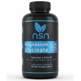 NSN | Glicinato de Magnesio Quelado 100 Dosis | 4X veces más Absorción para ti | Formulado por la Dra. Friné Velázquez | Con Pruebas de Laboratorio | 
