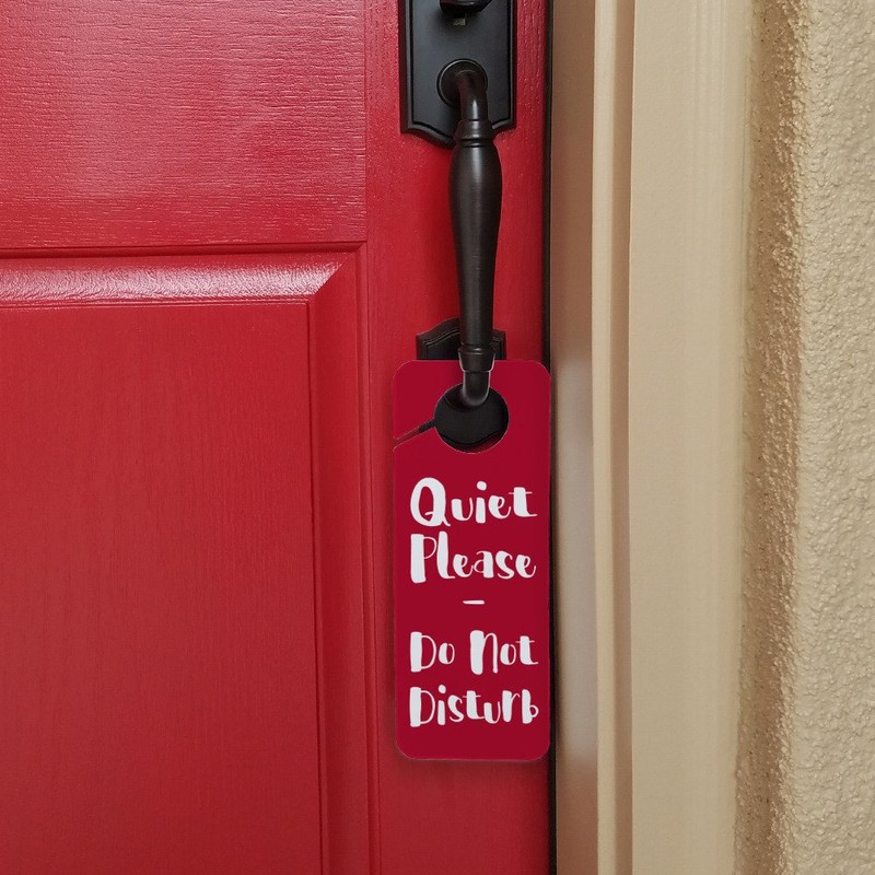 GRAPHICS & MORE Quiet Please Do Not Disturb Plastic Door