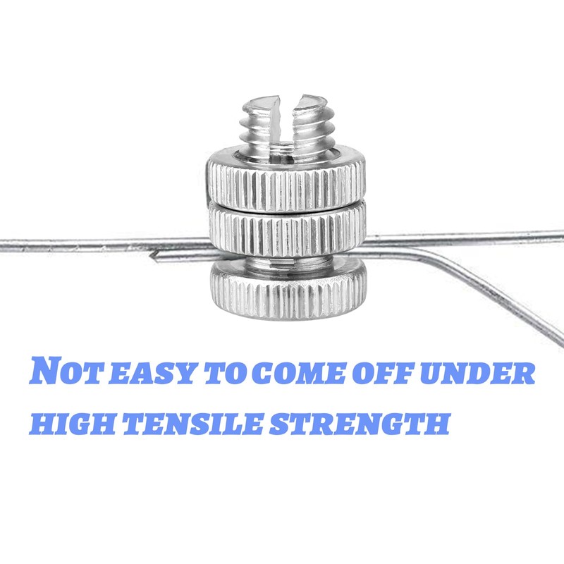 20 Pieces Split Bolt Joint Clamp Wire Connector Electrical Fence