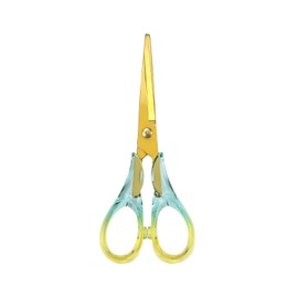 Acrylic Rainbow Gold Multipurpose Stainless Steel 6.3 Inch Scissors for Fabric Cutting, Arts & Crafts