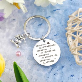 Graduation Gifts for Her, Graduation Gifts for Him, Graduation Keyring Year 6 11 Leavers Gifts School Leavers Gifts for Students Inspirational Presents Graduation Gifts for Daughter Son Sister Friend