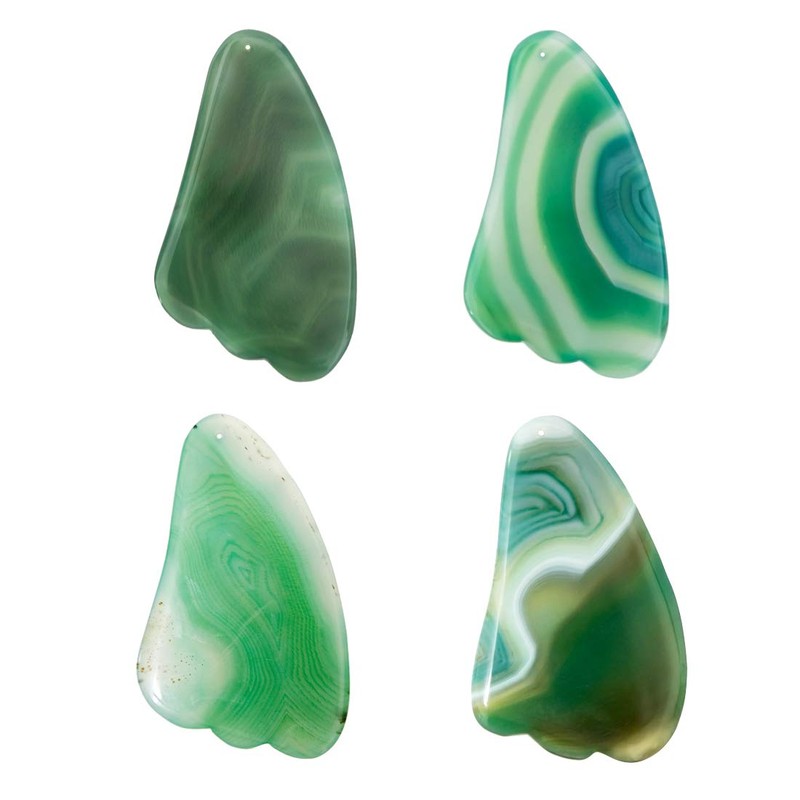 Natural Jade Gua Sha Scraping Massage Tool IASTM Guasha Board,