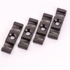 Large Black Turn Buttons & Screws Latch Thumb Catches Black