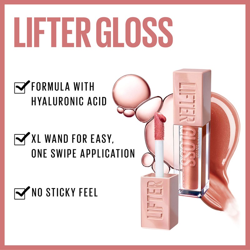Maybelline Lifter Lip Gloss - 002 Ice (with hyaluronic acid)