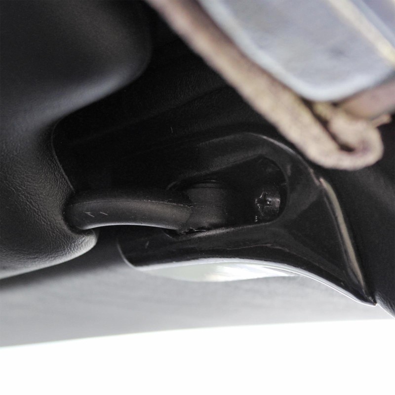 Cover Cap for Sun Visor Right Metal Black Compatible with