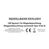 modellbahn-exklusiv LED Economy Set 15x Car Lighting Warm White Track