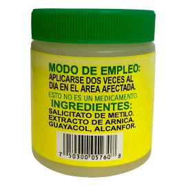 Pomada De Arnica.. Arnica Y Mentol