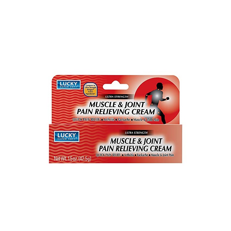 Lucky Super Soft Muscle & Joint Pain Relieving Cream, 1.5
