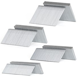 HW HAMWOO 16 Gauge Angled Finish Nails, 20-Degree,Galvanized Assorted Size Project Pack, for Pneumatic, Electric Angled Finish Nailer(1-1/4", 2", 2-1/2",900Pack)