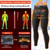 CL convallaria Men's Thermal Pants 2/4 Pcs Fleece Lined Thermal
