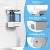 SVAVO Wall Mounted Soap Dispenser Kitchen Bathroom Manual Soap Dispenser
