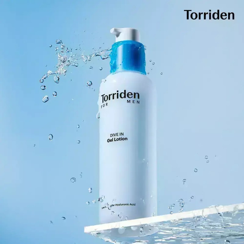 Toriden [SET] 토리든 다이브인 포맨 저분자 히알루론산 스킨 300ml+젤 로션