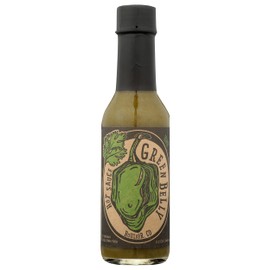 Green Belly Hot Sauce: uses Cilantro, Habanero, Garlic & Organic Apple Cider Vinegar - 5.2oz
