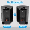 Herdio 4 Inches Passive Outdoor Speakers with 200Watt Powerful Bass