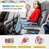 2-Pack Foot Hammock for Plane Travel, No Collapse Thickened Bamboo