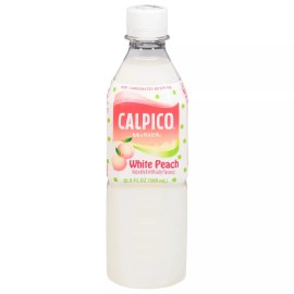Calpico Water White Peach 16.9 fl oz (Pack of 6)