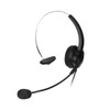 Call Center Headset Mono Noise Cancelling Dual 3.5mm Plug Computer