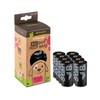 Starchly 120 Bags (8 Rolls of 15) Black Eco-Friendly Leak