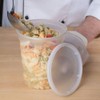 Microwavable Hot and Cold Translucent Plastic Deli Food Storage Container