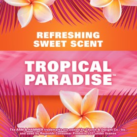 Hefty Ultra Strong Tall Kitchen Trash Bags, Tropical Paradise, 13 Gallon 25 Count (Pack of 1)