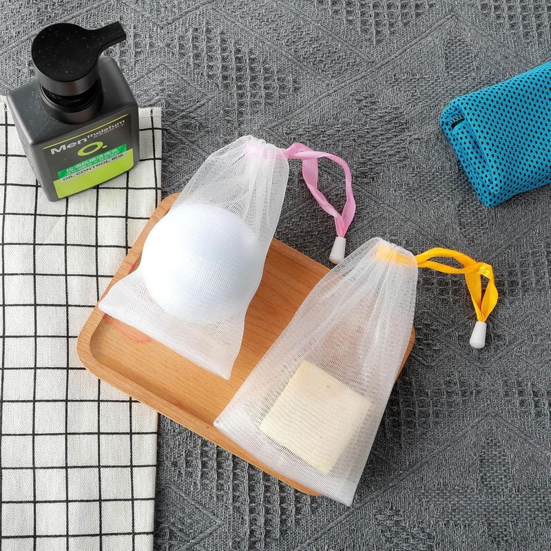 あわだてネット 石鹸ネット ト手軽に泡が作れる 洗顔 あわだてネット 洗顔ネット 鹸入れたまま 泡が作れる 洗顔用 ボディ用