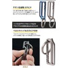 KOYOKOMA Belt Clip Carabiner Titanium Alloy Key Ring Outdoor Small