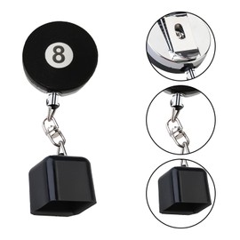 NAUZE Billiard Chalk Holder Retractable Pool Cue Chalk Holder Stainless Steel Billiard Chalk Holders Billiards Accessories for Clubs Sport Game