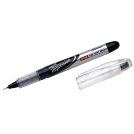 AbilityOne - 7520015194373 - Liquid Impression Porous Point Pen - Ultra-Fine Point - Black Ink - 12 units