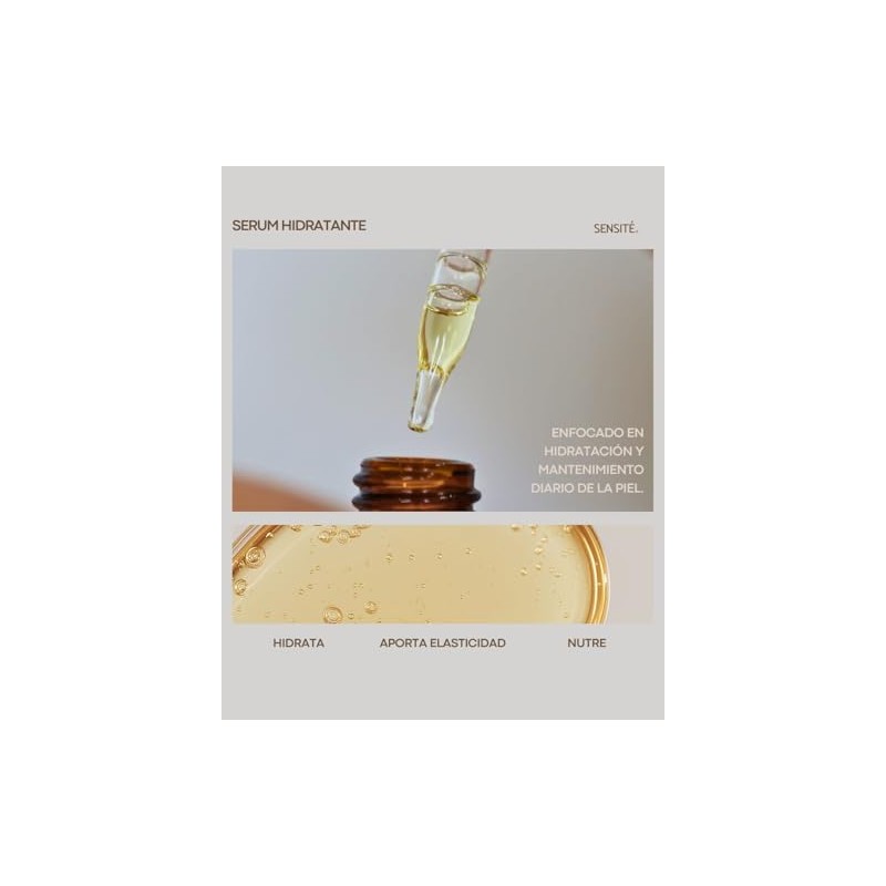 Sensité Serum Hidratante para Zona Íntima, Aceite Natural con Onagra,