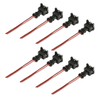 8pc Fuel Injector Connectors EV1 OBD1 Pigtail Plugs Wiring Clips