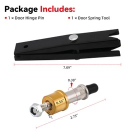 LLPTA Door Hinge Pin and Spring Tool Compatible with 2007-2013 Silverado Sierra Avalanche 2007-2014 Silverado Sierra 2500 HD/3500 HD Suburban 1500/2500 Tahoe Yukon/Yukon XL 1500/2500 Esacalade/ESV/EXT
