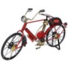 Red Mini Modern Bicycle Model Artwork Home Shop Decoration Ornament