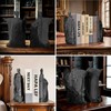 Large Bookends Decorative Resin Collectible - 9.5" Non-Slip Book Divider,