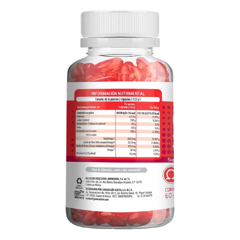 Suplemento Alimenticio Omega 3, 6,7 Y 9 Healthaddiction