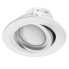 Hama WLAN LED Recessed Spotlight 5 W (LED Recessed Light Works without Hub/Gateway, Round LED Recessed Spotlight, Swivelling, Voice / App Control, WLAN Lamp for Different Light Atmospheres) White
